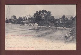 ZÜRICH - Am Utoquai beim Zürichhorn - 1902