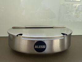 Alessi Zuckerdose aus gebürstetem Edelstahl – Stilvoll und l