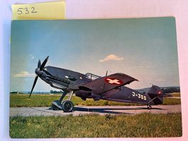 Postkarte Messerschmitt Bf 109 J-35 Verkehrshaus Luzern