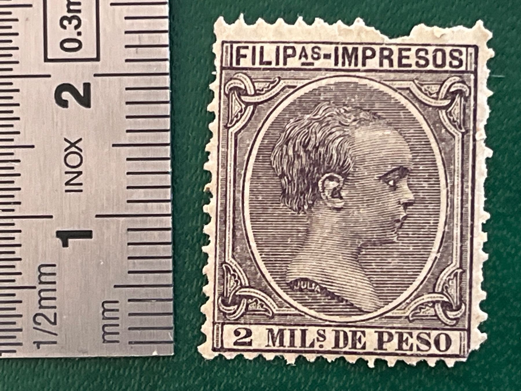 Tutti i francobolli: Philippinen Briefmarke, 2 Mil Peso – Usato da Chiasso venduto da AzenYa
