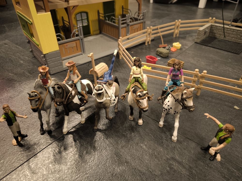 Schleich Pferde Ranch mit viel Zubehör (Gebraucht) in Staad SG für CHF ...
