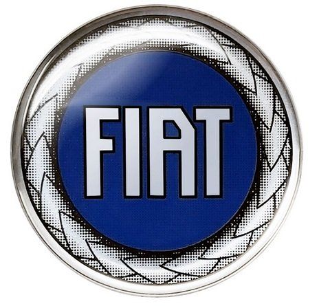 Aufkleber: Fiat Nabendeckel Sticker Aufkleber 75mm – Neu und originalverpackt aus Goldach von SSRConzept