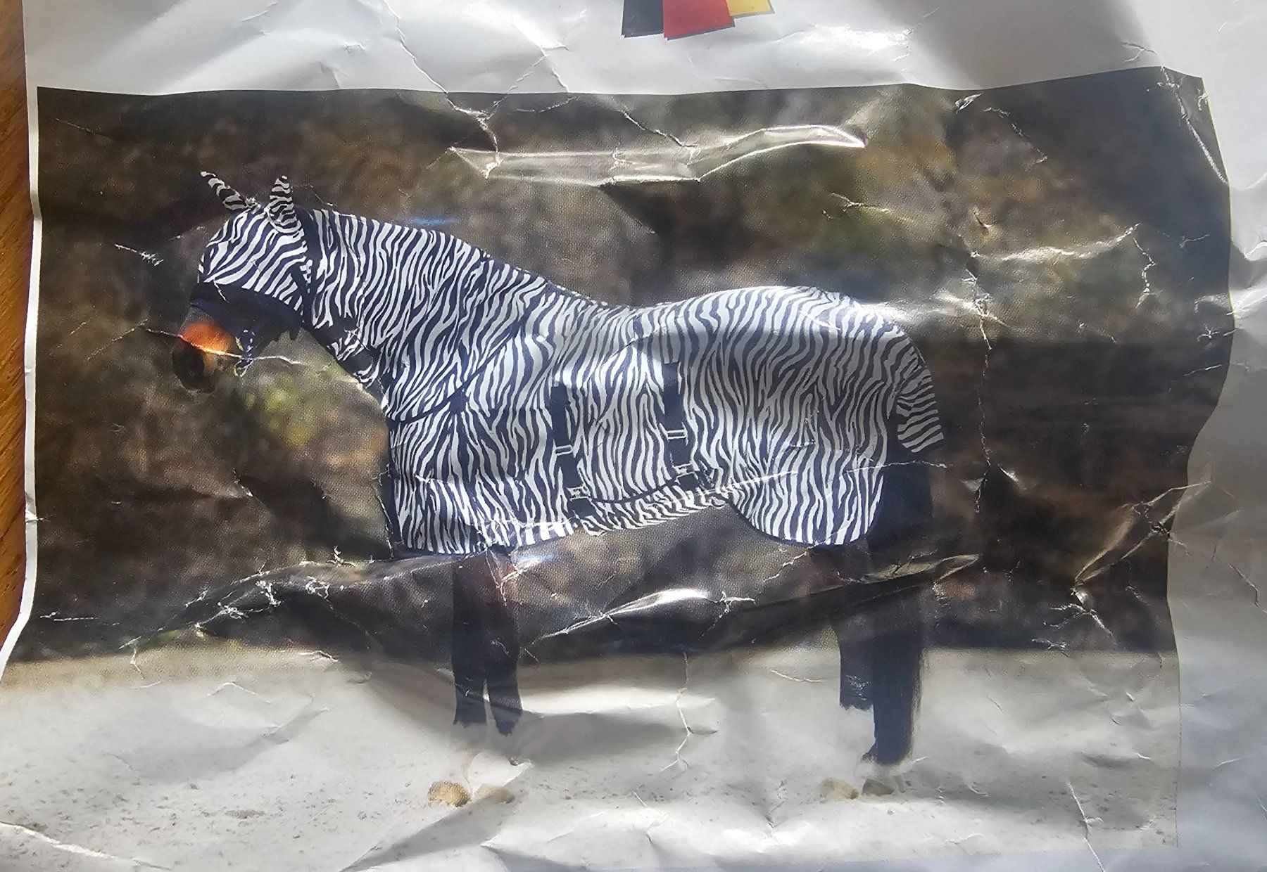 Decken: Neue Fliegendecke Zebra, 105 cm – Neu (gemäss Beschreibung) aus Obfelden von stisou71 3