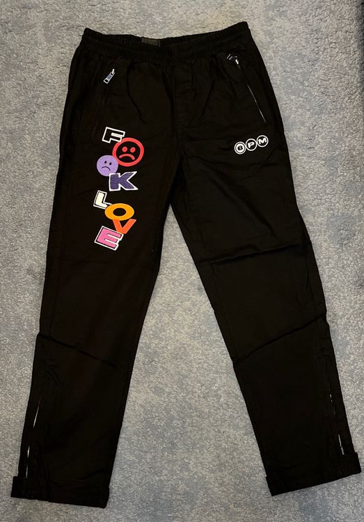 6PM FUCK LOVE TRACKPANTS BLACK L Kaufen auf Ricardo