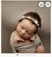 Haarband Baby Blumenmotiv