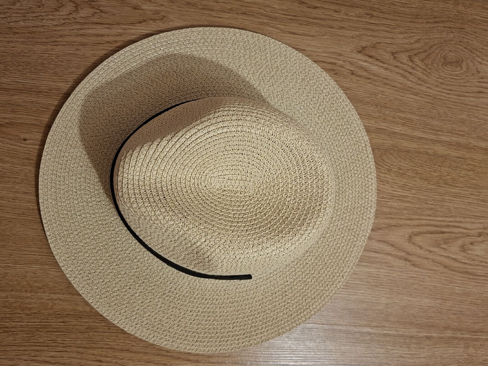 Copricapi, berretti & cappellini: Strohhut Beige mit Stoffband, Grösse M, 100% Papier – Nuovo (secondo la descrizione) da Egg b. Zürich venduto da kim_a5tx 2