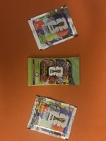 3 Panini Fussball Sticker und Karten Packs ungeöffnet
