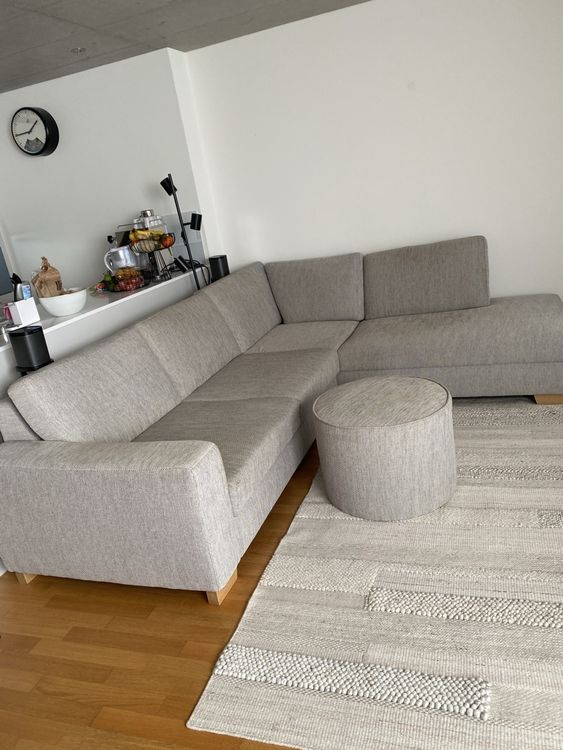 SÖRVALLEN Ecksofa, rechts offen, Viarp - inkl Hocker (Gebraucht) in ...