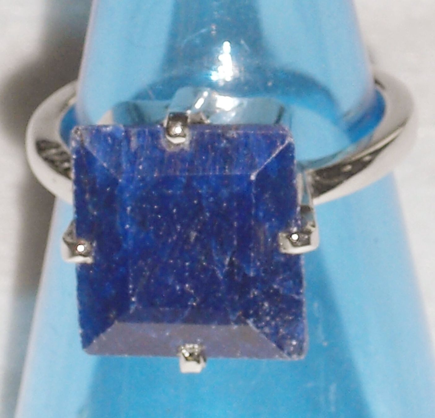 Anelli: Ring Silber Lapis Lazuli Stein Grösse 53 Neu – Nuovo (secondo la descrizione) da Zürich venduto da benedikt12 6