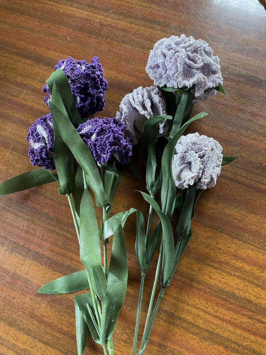 Tutte le decorazioni: Gehäkelte Blumen – Usato da Wyssachen venduto da Hahe89 2