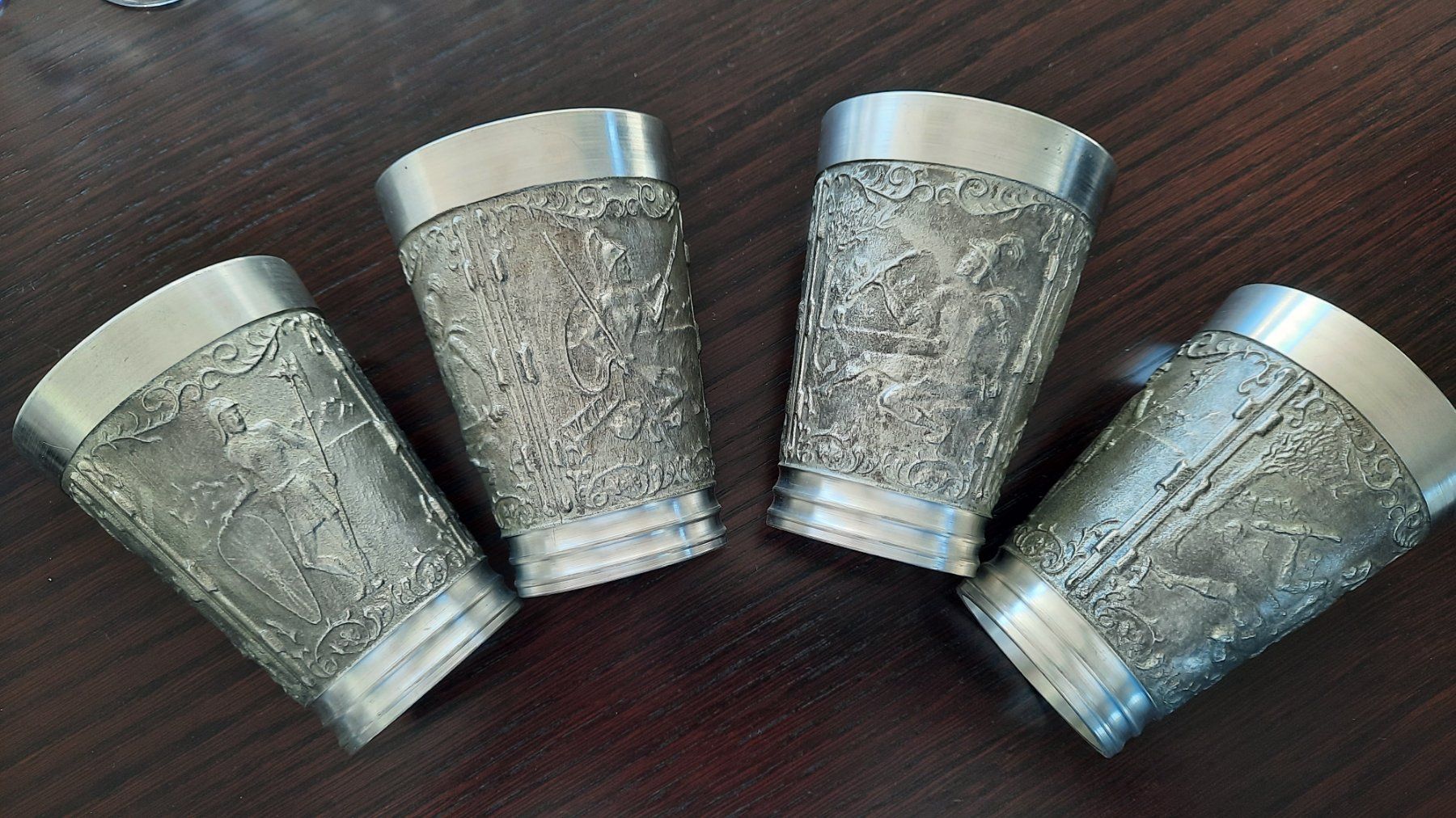 Behälter & Ähnliches: 4 Stk. Zinnbecher Vintage, neu – Neu (gemäss Beschreibung) aus Herrliberg von AlexandraBopp