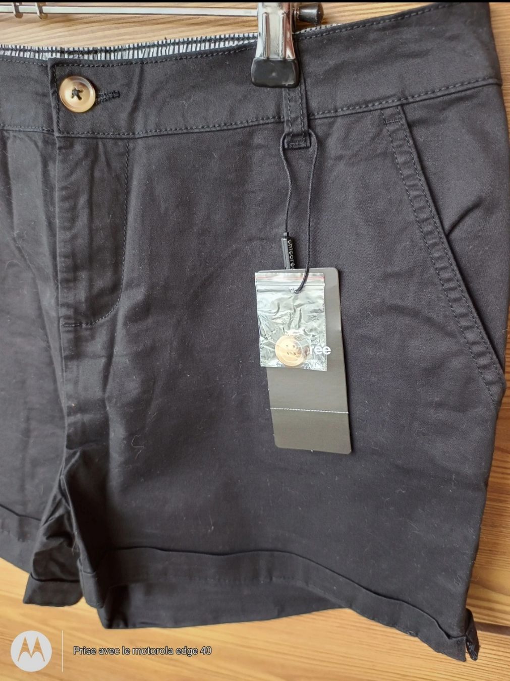 Hosen: Chicorée Short noir en coton 38 - Neuf – Neu und originalverpackt aus Genève von Brachiopode 2