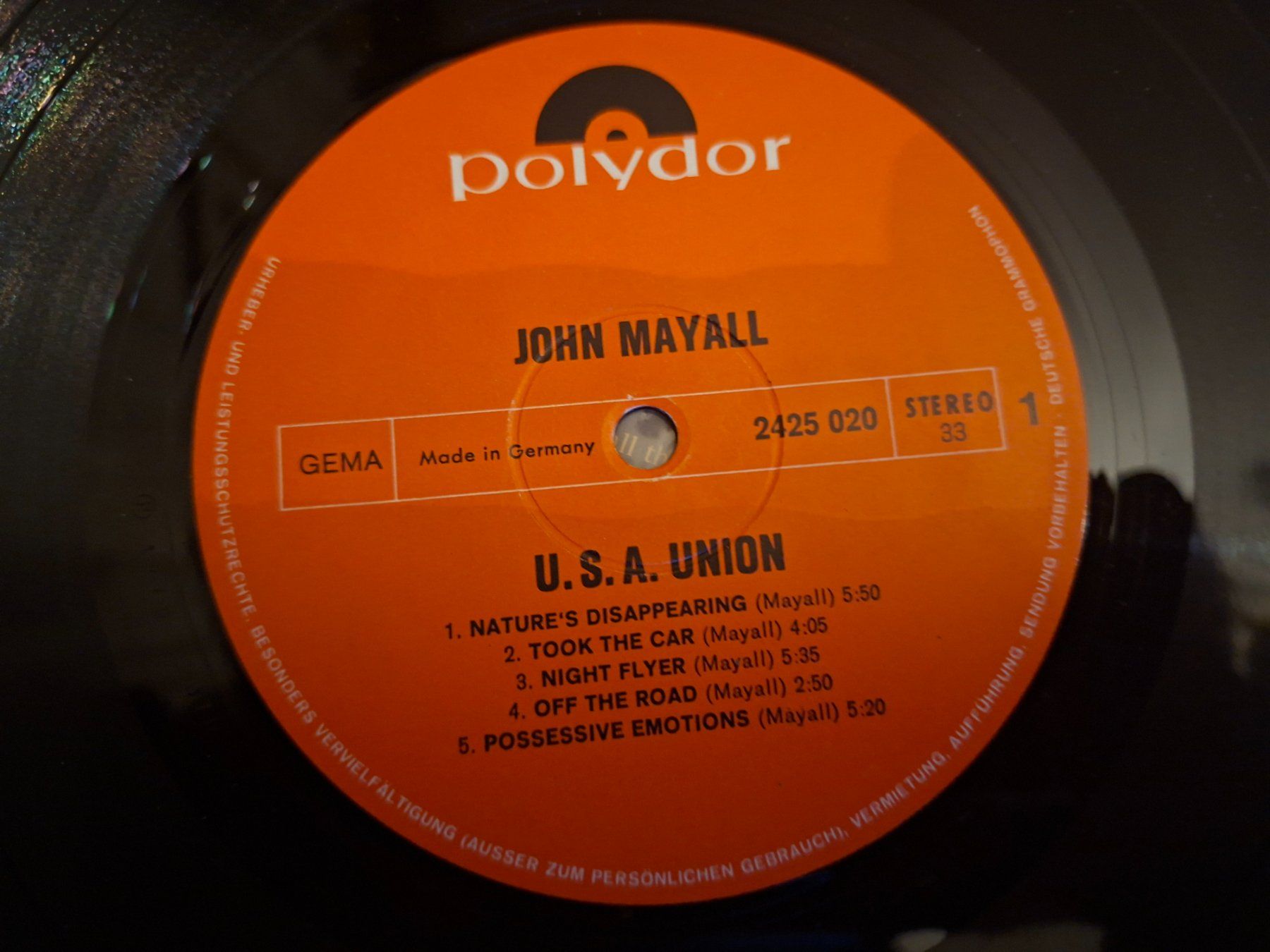 Dischi in vinile: Blues/Rock LP - John Mayall - USA Union - Gatefold – Usato da Bernex venduto da Wannabehasbeen01 3