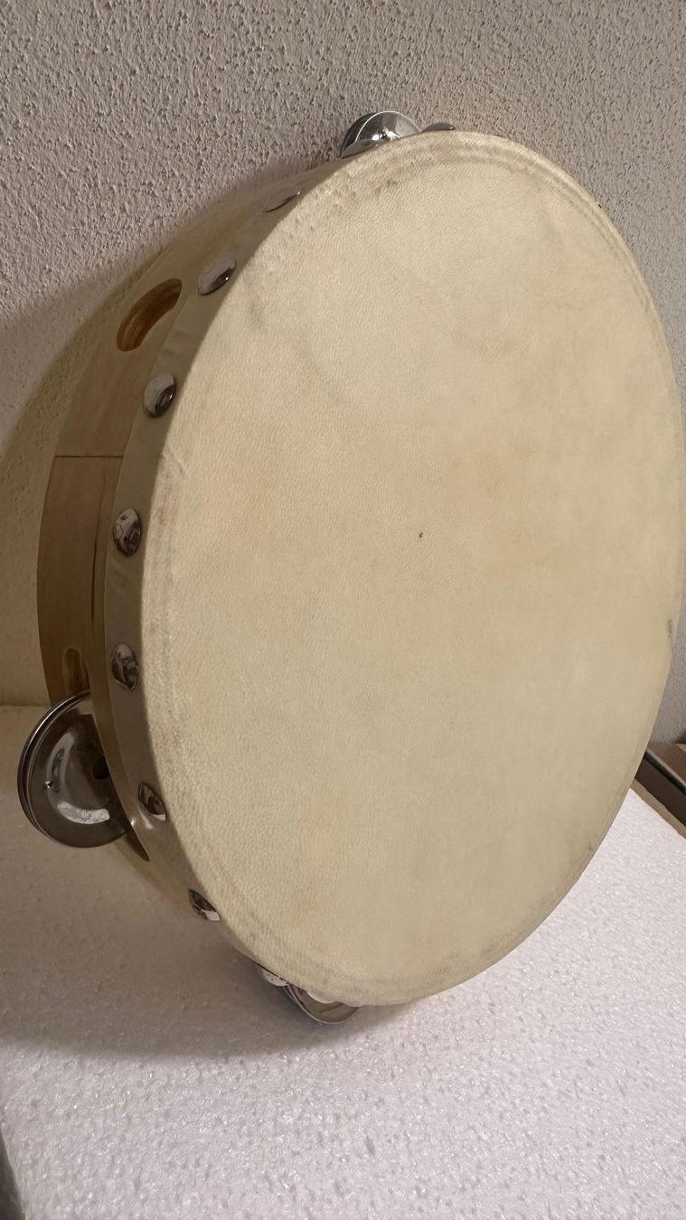 Strumenti musicali: Schellentambourin Tambourin Neu – Nuovo (secondo la descrizione) da Biel/Bienne venduto da aquitaine 2