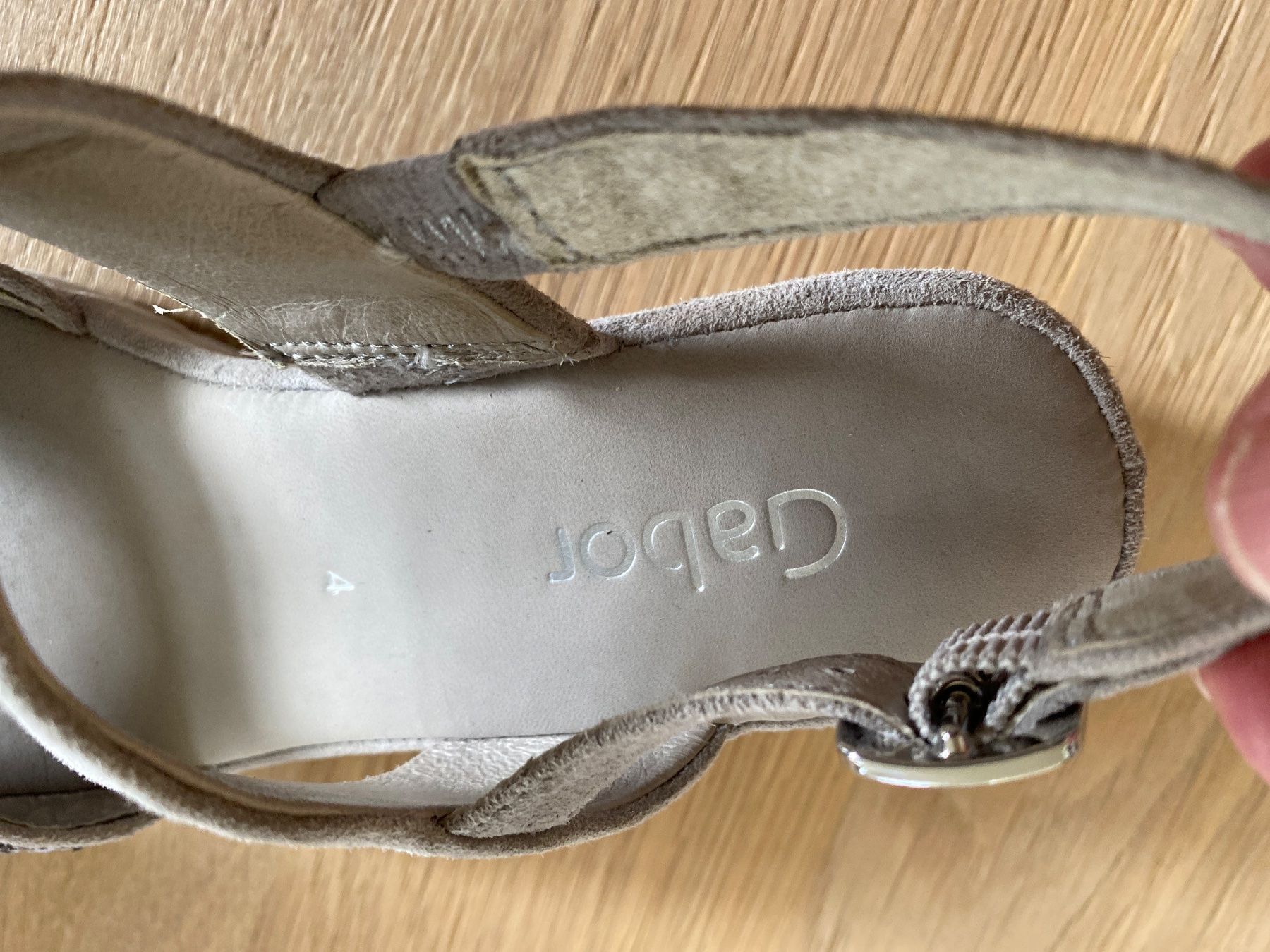 Scarpe da donna: Sandalette, Grösse 37 (4), Grau – Usato da Alchenstorf venduto da ann_ppl8 3