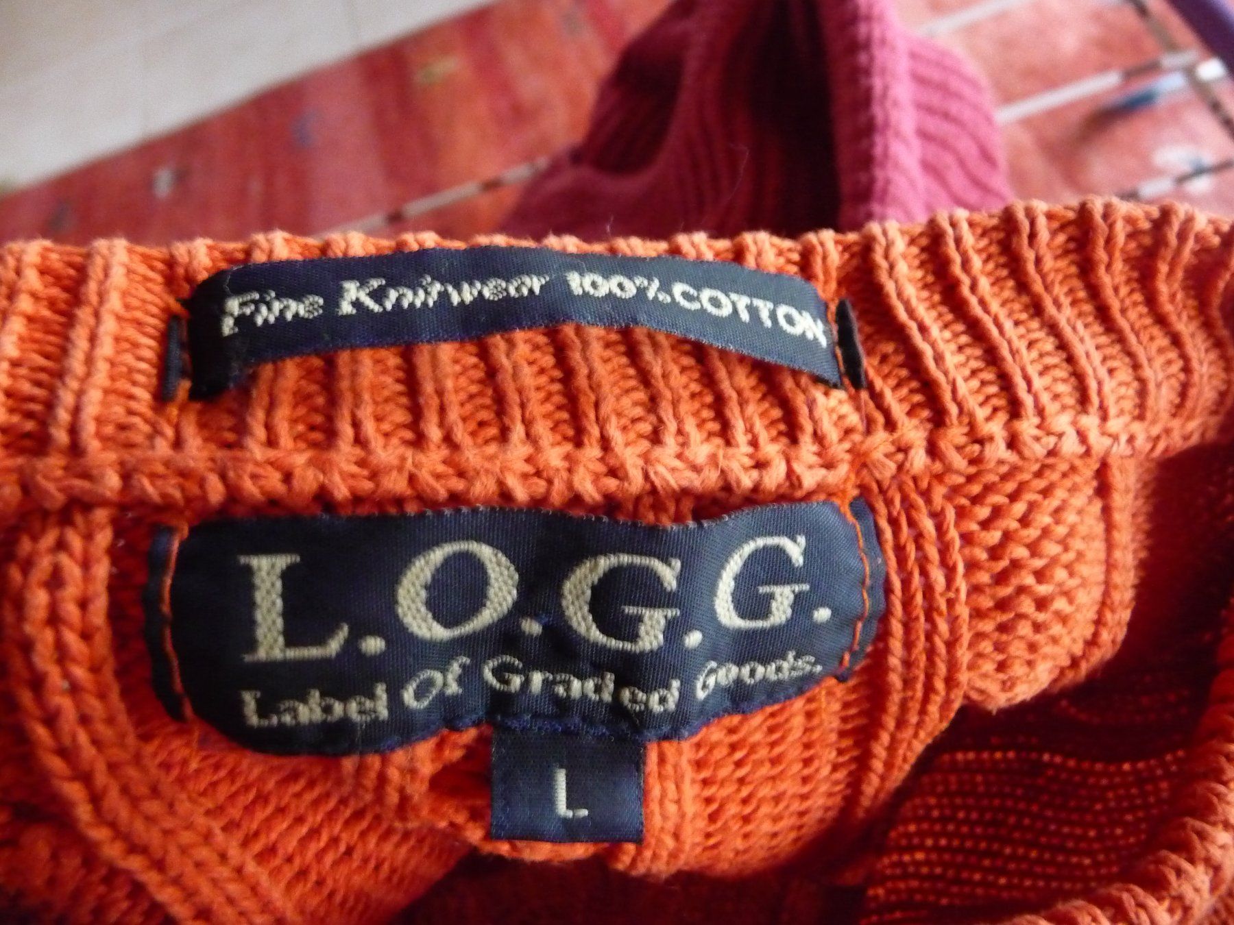 Maglioni & Felpe: Herren Strickpullover von L.O.G.G., Grösse L, Baumwolle – Usato da Kirchberg BE venduto da lavendel02 2