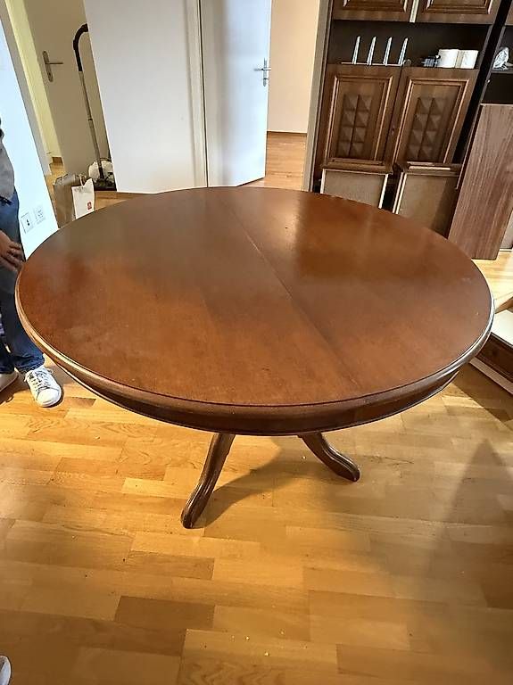 Tische: Table ronde avec rallonge  – Gebraucht aus Noréaz von heftian