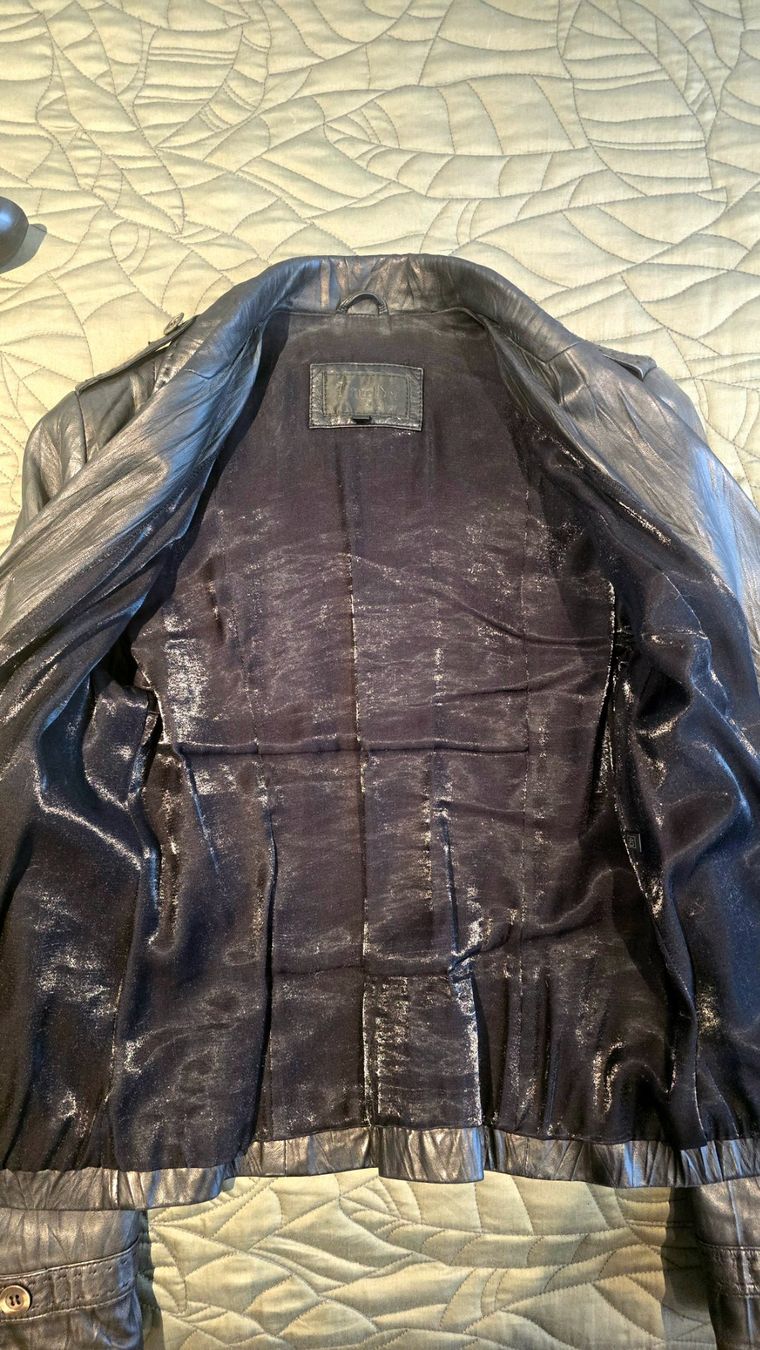 Giacche: Leder Jacke,  Gr. 38, Schwarz – Usato da Rorschacherberg venduto da Olgamedved 8
