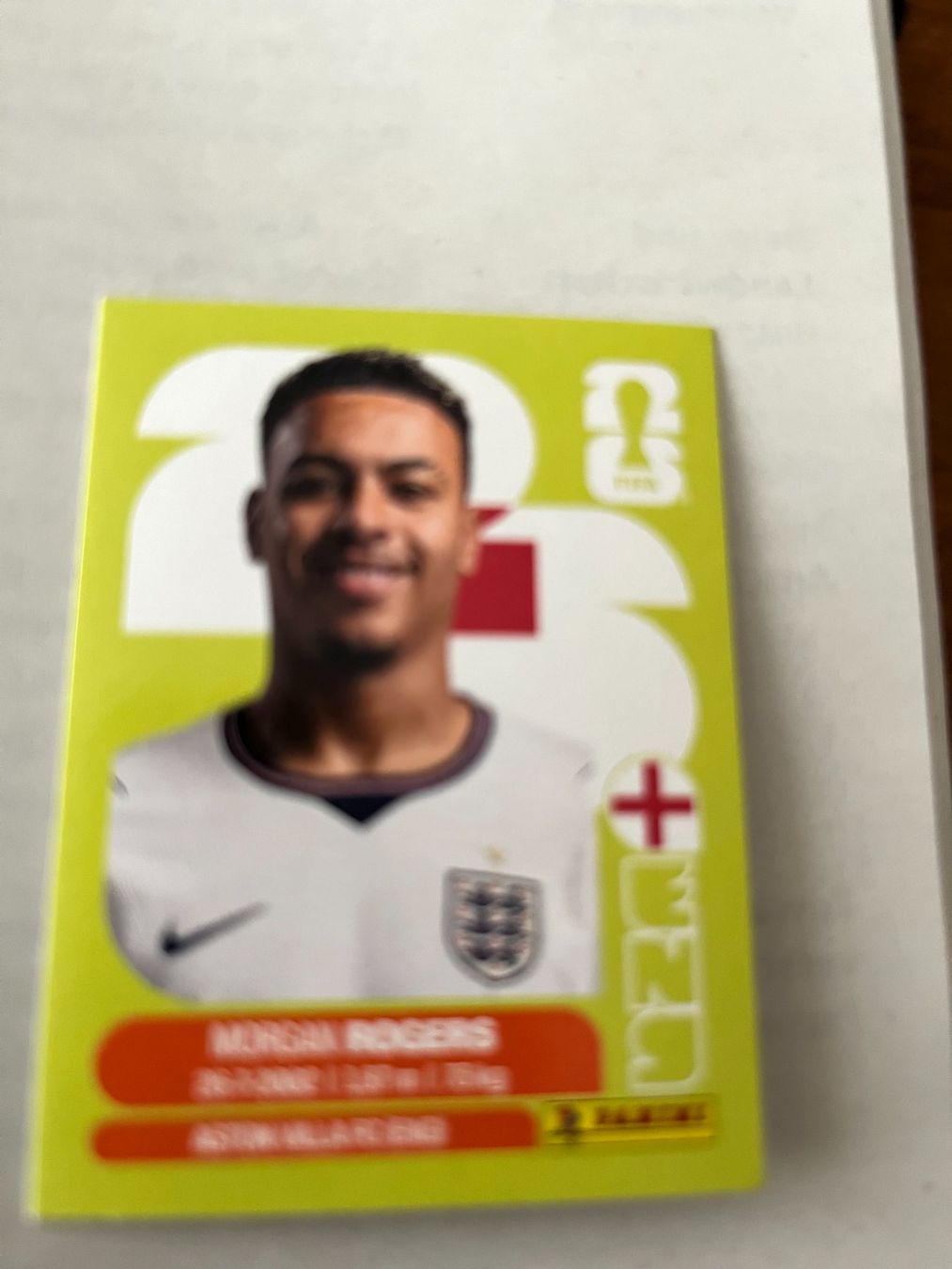Panini Sammelbilder & Trading cards: Panini World Cup 2026 ENG:14 Morgan Rogers – Gebraucht aus Winterthur von fla_hwg8
