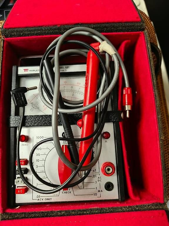 Chargements: Triplett Model 601 Type 2 Solid State V-O-M - mit Tasche – D'occasion à Ebmatingen par roscheee 1
