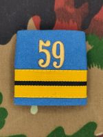 Schulterpatte Ord. 1949 Oberstleutnant Bat 59
