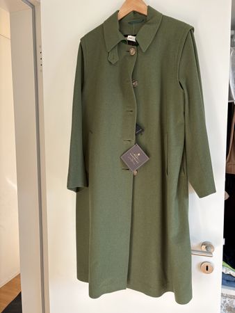 Habsburg Lodenmantel Olive/Gruen Gr.44