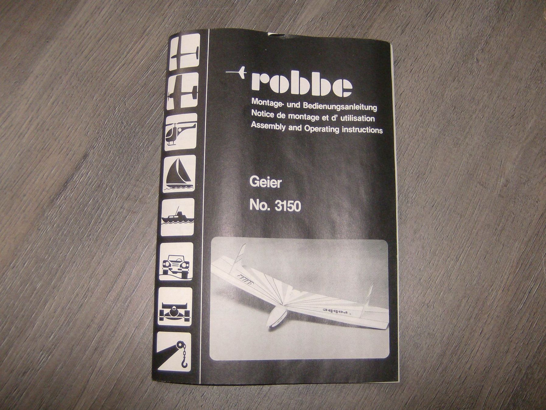Modellismo RC: ROBBE " GEIER " BAUSATZ inkl O.S 10 Pylon – Nuovo (secondo la descrizione) da rorschach venduto da fut_bpw5 4
