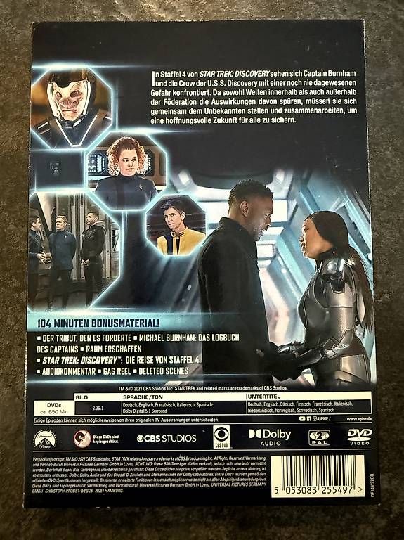 Tutti i DVDs: Star Trek Discovery: Staffel 4 – Usato da Suhr venduto da j_s_gs9d 1