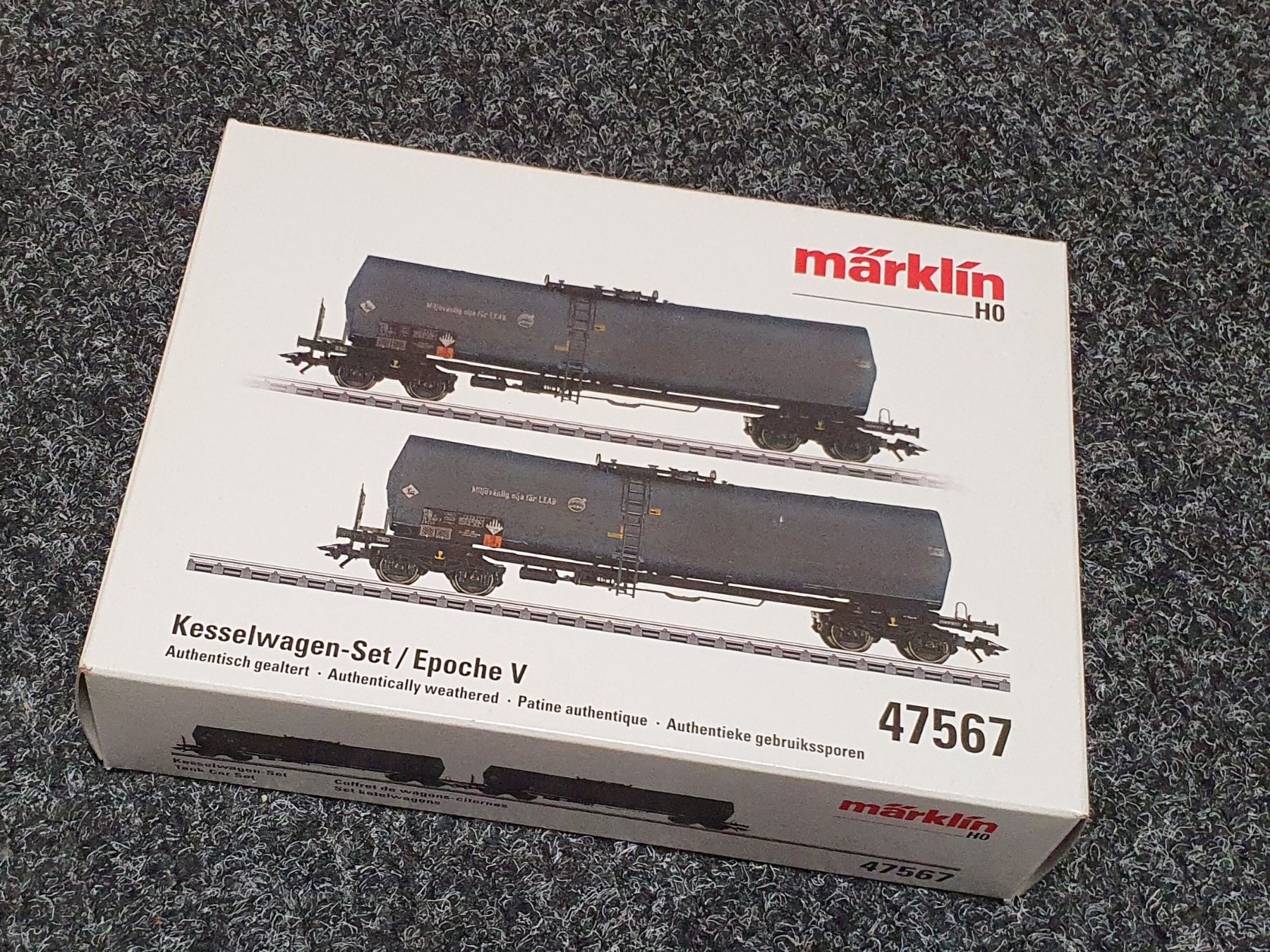 Märklin Modellini di ferrovie: SET WAGONS CITERNE, MARKLIN 47567, PATINE + GRAFFITIS – Nuovo (secondo la descrizione) da Loveresse venduto da FIFILOULOU