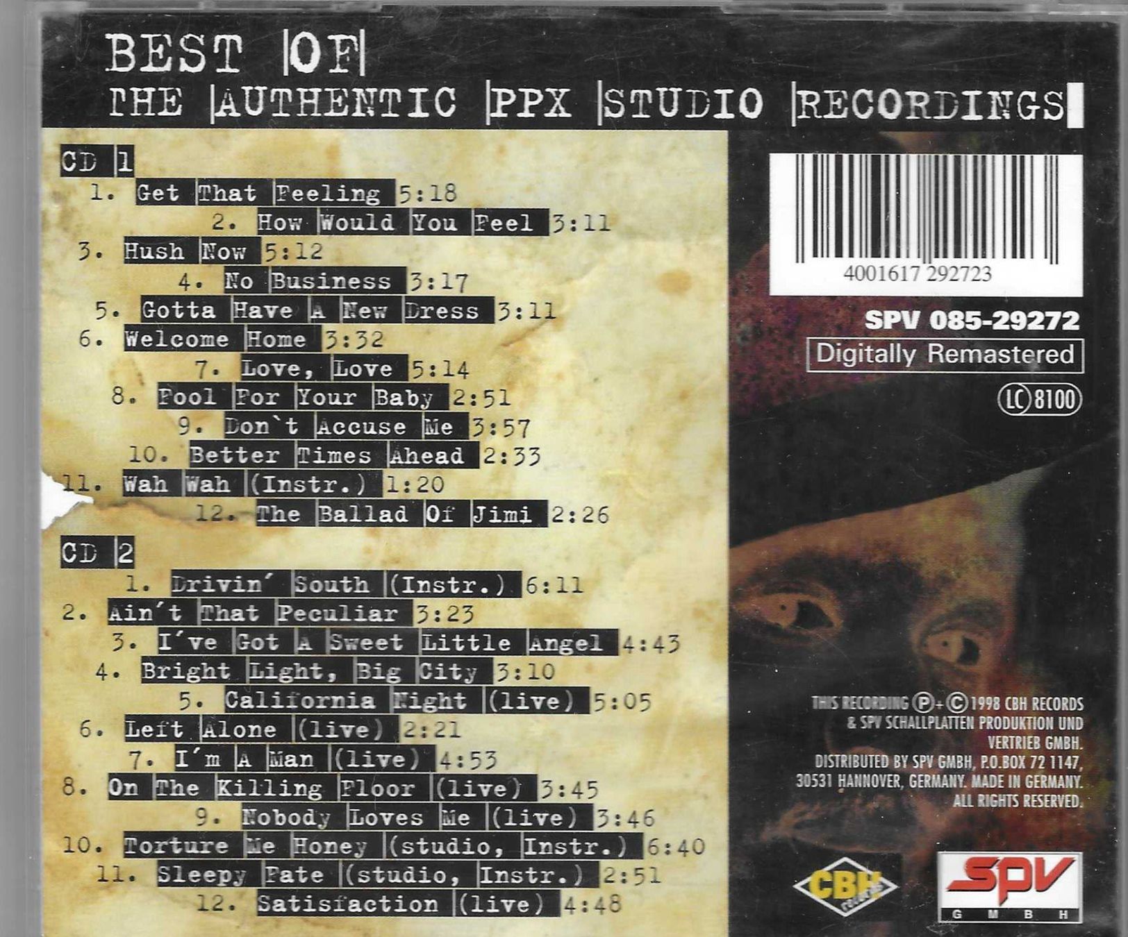 CD: JIMI HENDRIX  -  BEST OF – Usato da Bex venduto da Giorgiob 1