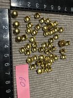 Nieten gold farbig 60 Stk