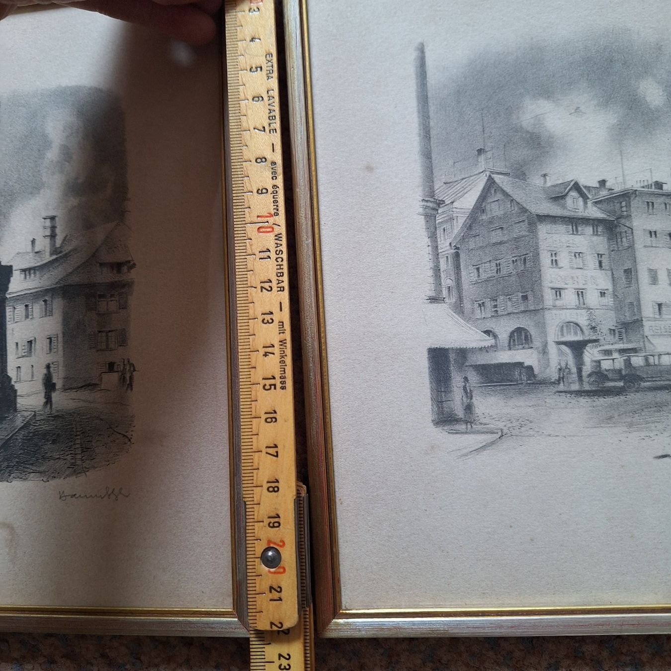 Foto & Immagini: Eine Sammlung von 6 gerahmten Grafiken – Usato da Winterthur venduto da Goldpipau 3