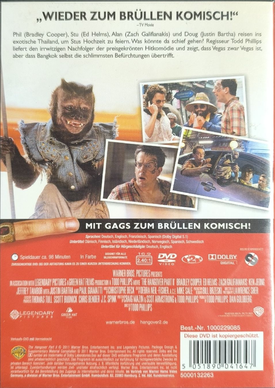 Tutti i DVDs: DVD Hangover 2 – Usato da St.Erhard venduto da himmelblau21 1