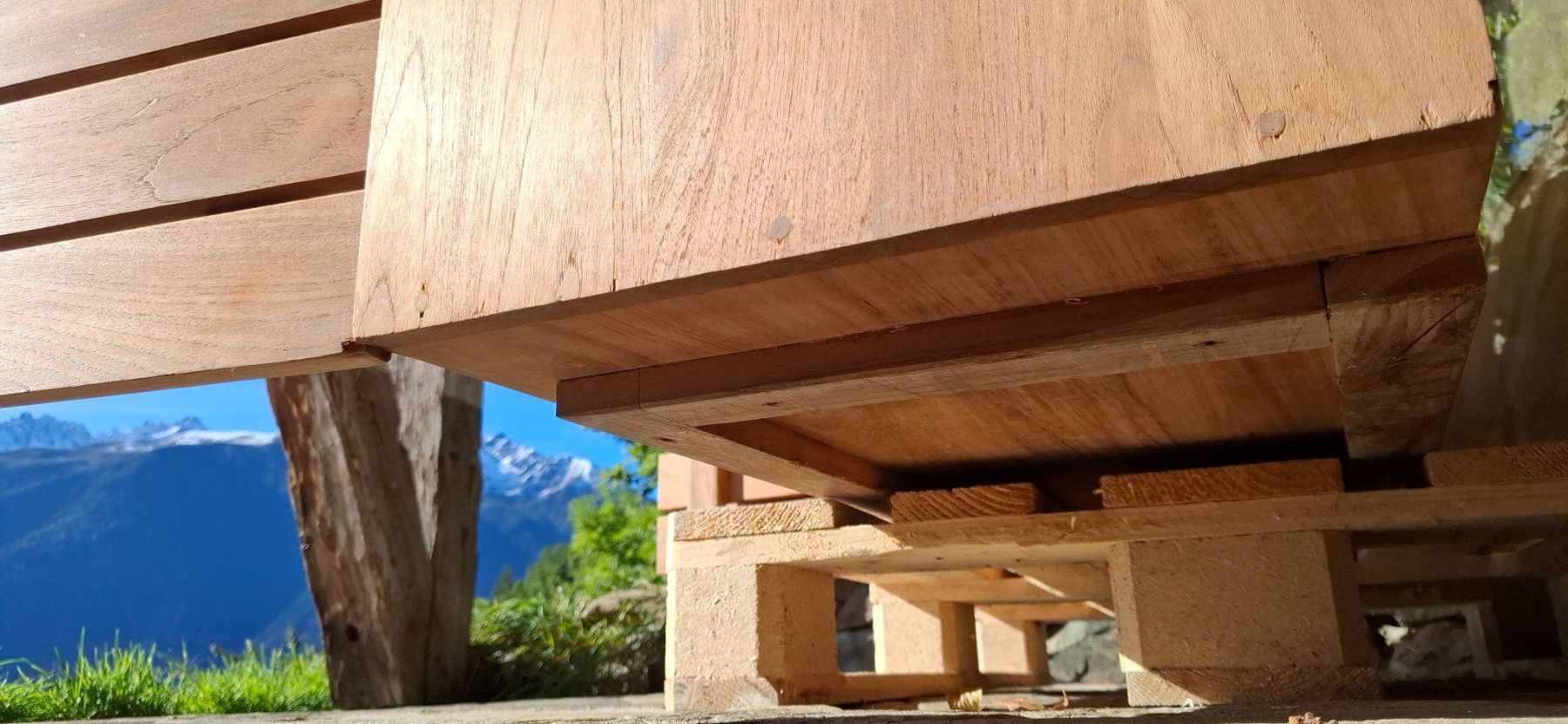Articoli in legno: Meuble en Teck massif Horizon – Usato da Ravoire venduto da tom_ty8g 6