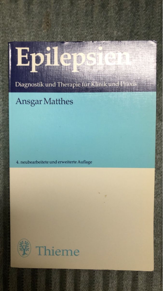 Libri: Ansgar Matthes Epilepsie – Usato da Zürich venduto da sab_d82w