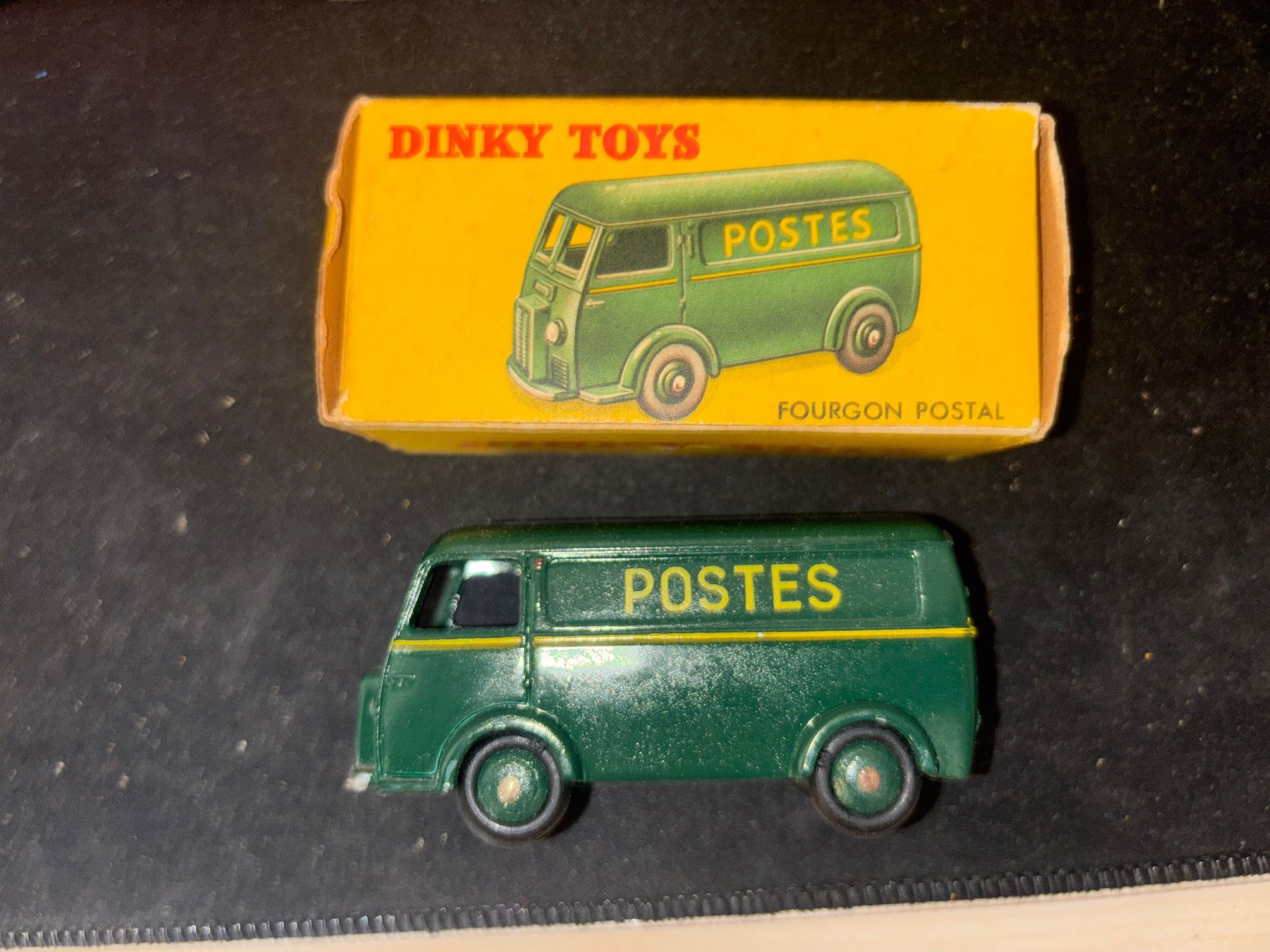 Dinky Toys Modellini d'auto: Dinky Toys Peugeot D3A "Postes" Réf. 25B - OVP – Usato da Genève venduto da ele_bf9g