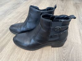 5th Avenue Leder Schuhe Boots Stiefeletten Gr. 38