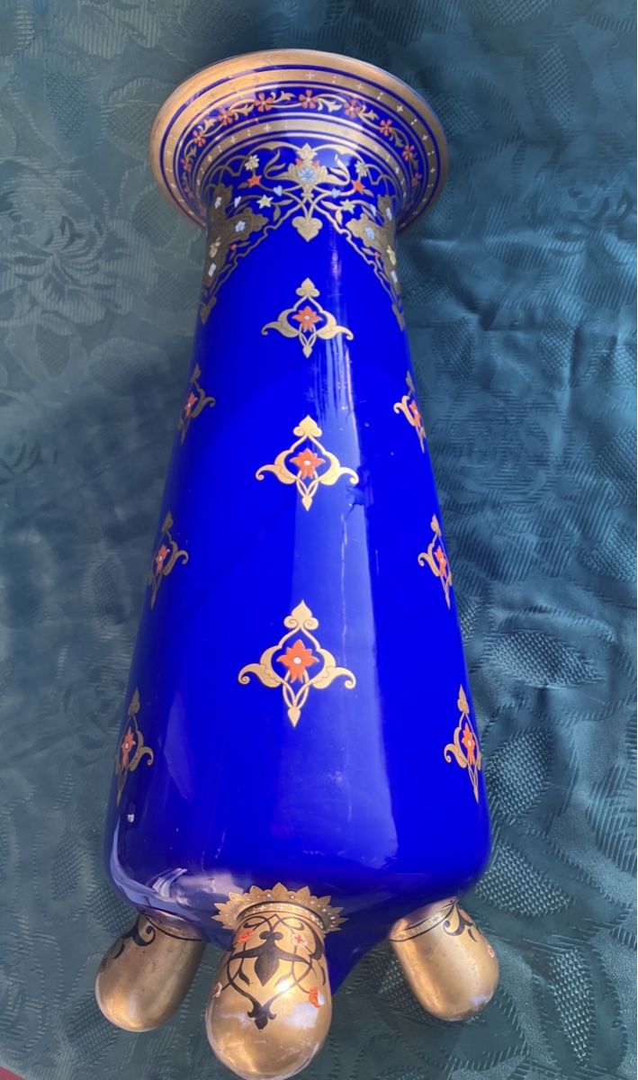 Vasen & Gefässe: Antik Vase Opalin um1880  – Gebraucht aus Zürich von Artnuvo 6