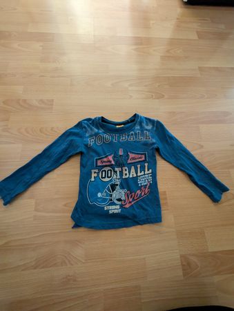 Shirt, Langarm, Gr. 98/104, Football Motiv, Top!