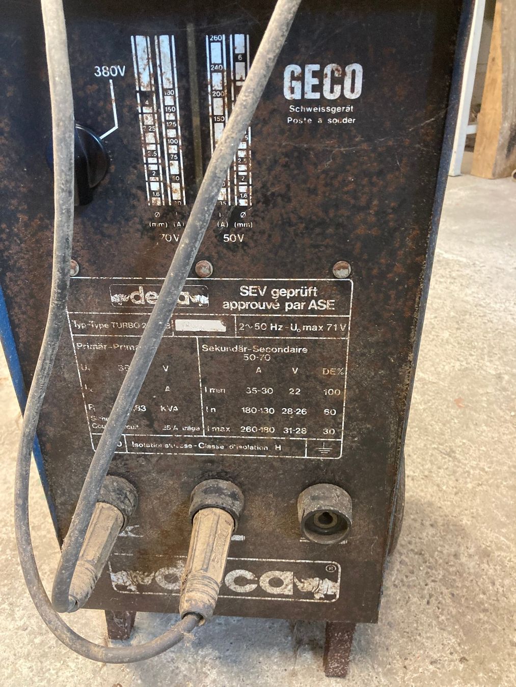 Löten & Schweissen: Schweissgerät Geco 50- 260 – Gebraucht aus Selzach von Huezer1 2
