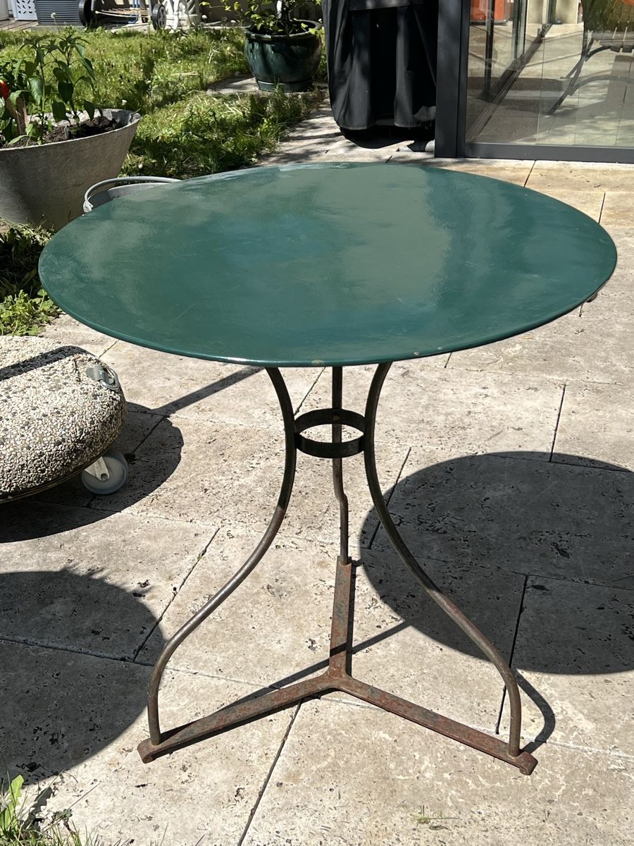 Tables: Art Deco Gartentisch aus Eisen – D'occasion à Wabern par La-Vitrine 3