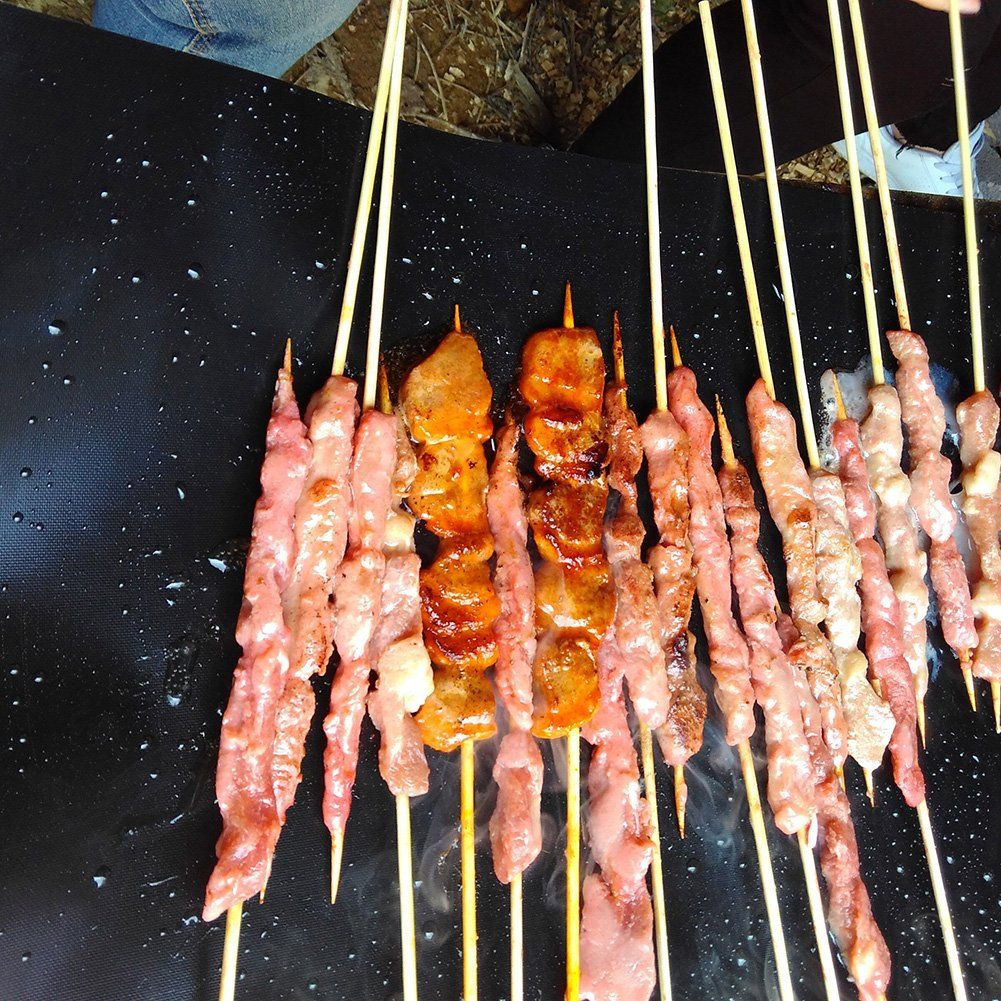 Accessori per grill: ✅ BBQ Grillmatte Antihaft Grillmatten - 3stk – Nuovo e nell'imballaggio originale da Wittenbach venduto da ChinaSeidenstrasse 3