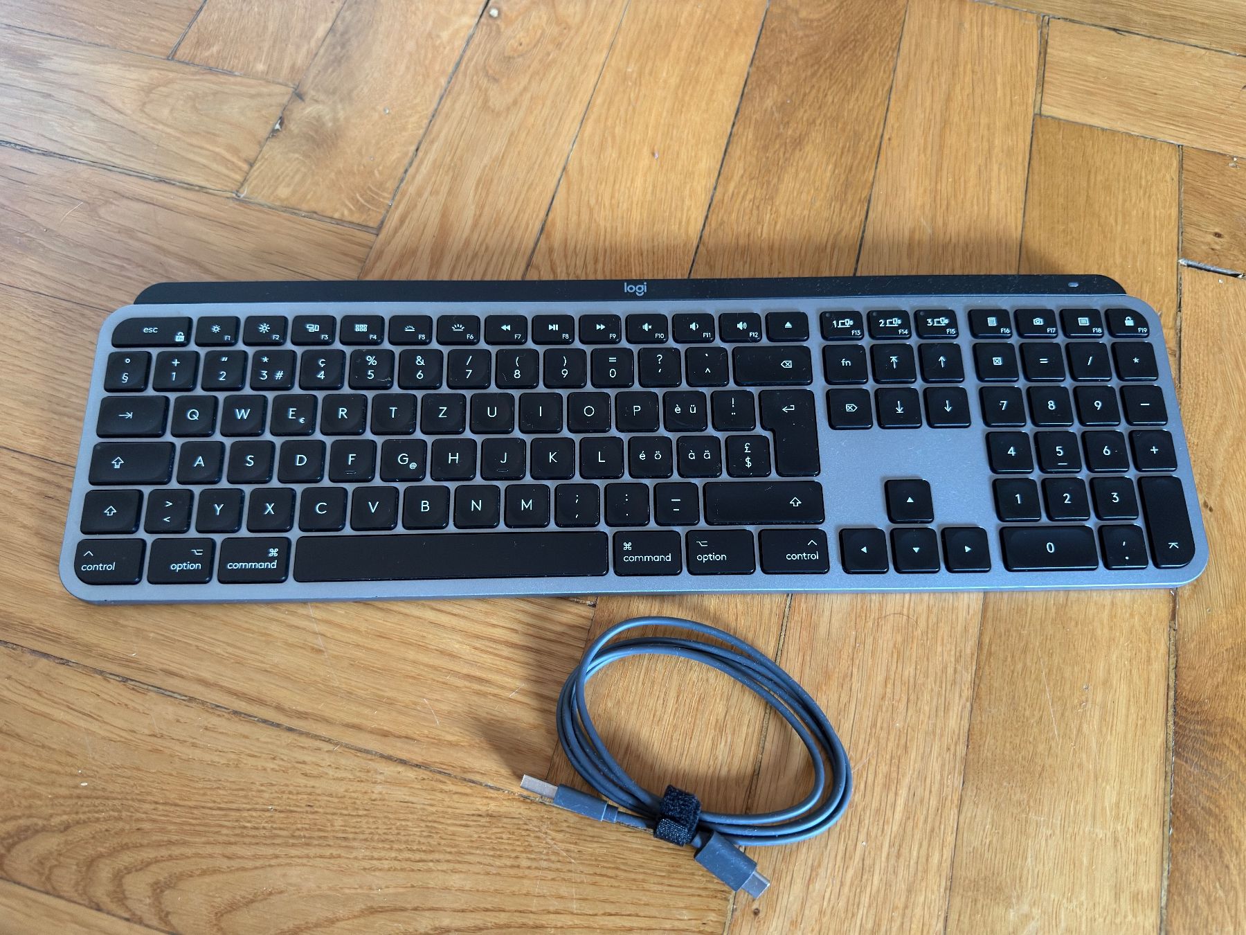 Logitech Tastaturen: Clavier Logitech MX Keys for Mac (CH-QWERTZ) – Gebraucht aus Lausanne von Ersamos