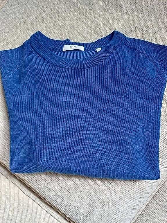 Brax Maglioni & Felpe: NEUwertig: BRAX Herren Strickpullover, Gr. M royalblau – Nuovo (secondo la descrizione) da Solothurn venduto da happema