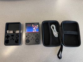 Console rétro L35 neuve + coque + case – 27 systèmes rétro