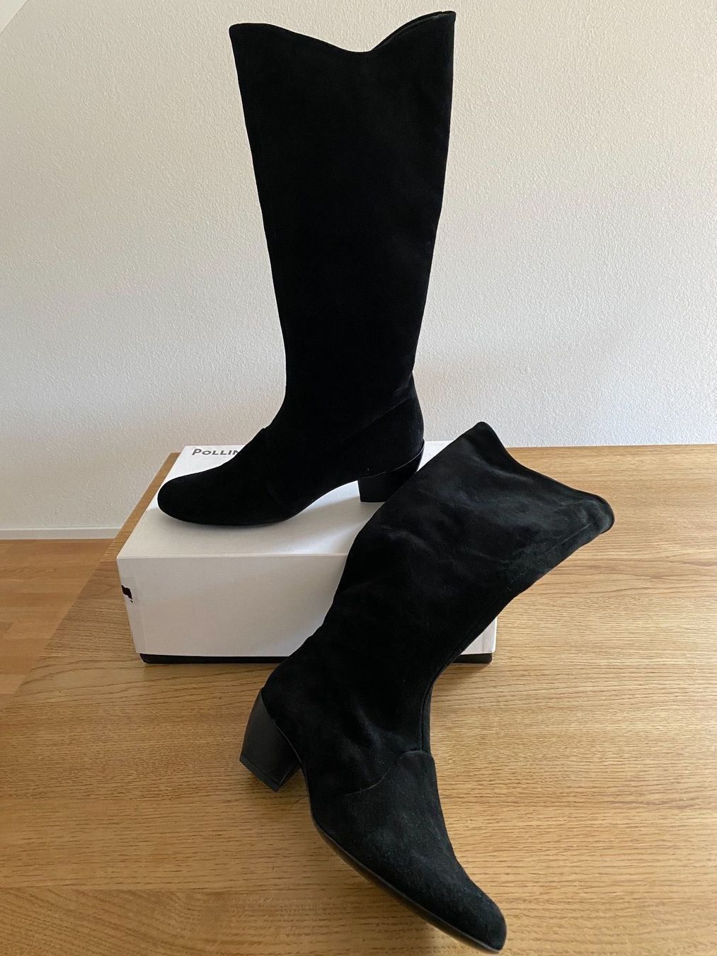 Scarpe da donna: Pollini Leder Stiefel, Gr. 41, Schwarz, Neu – Nuovo (secondo la descrizione) da Hemmental venduto da neander0614 2