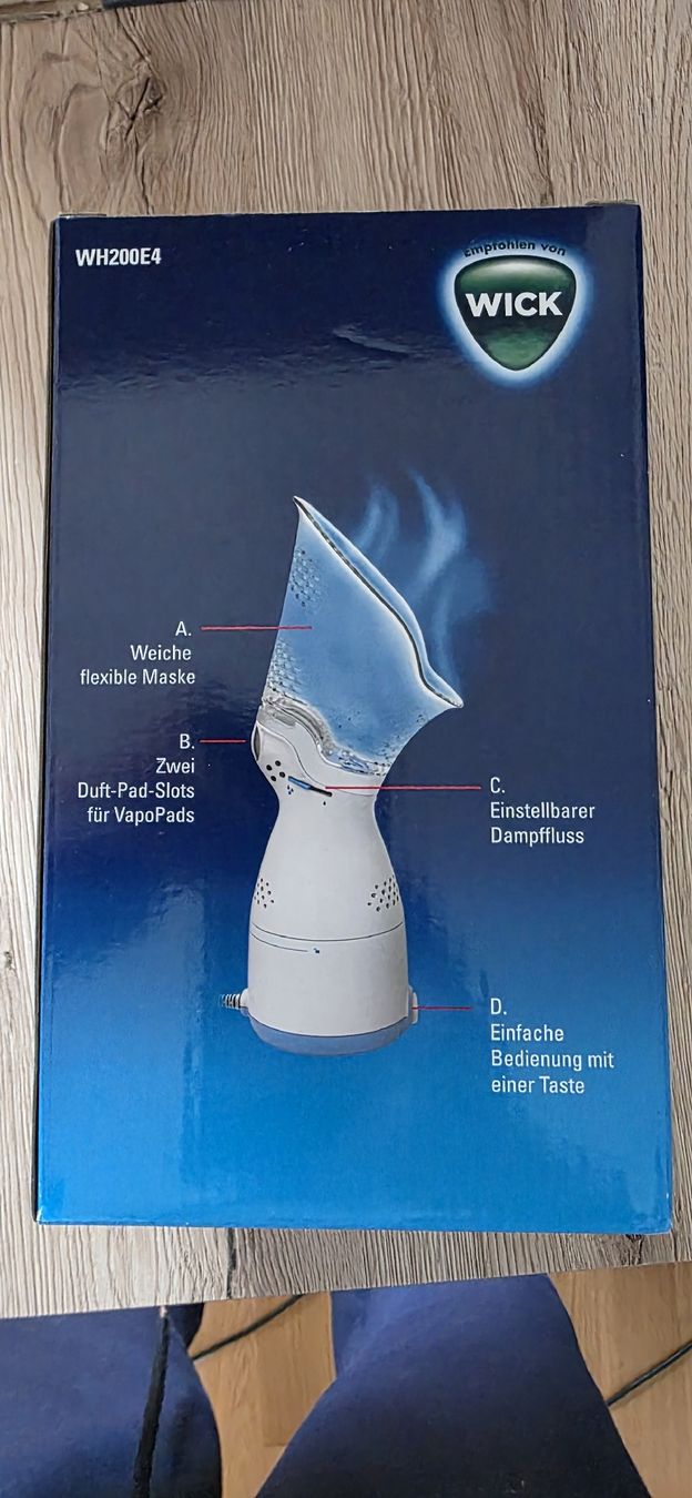 Attrezzature mediche: Wick Sinus Inhalator - WH200E4 - Neu & Originalverpackt – Nuovo e nell'imballaggio originale da Wettingen venduto da Lg_zt2d 2