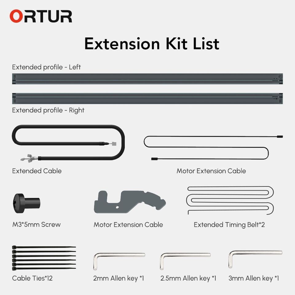 Toutes les machines: Kit d'extension ORTUR Laser Master 3 – Neuf avec emballage d'origine à Zug par OrturMullerMac 2
