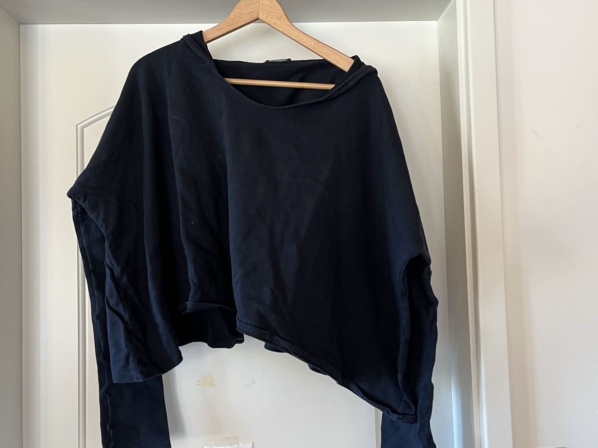 Maglioni & Felpe: Edue Kapuzenpullover Crop Gr. M Dunkelblau – Nuovo (secondo la descrizione) da Suhr venduto da nataschaad