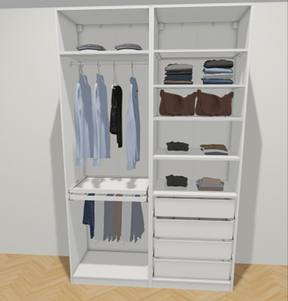 Ikea Armadi: Pax Ikea Schiebetürenschrank – Nuovo (secondo la descrizione) da Herisau venduto da len_lr86 1